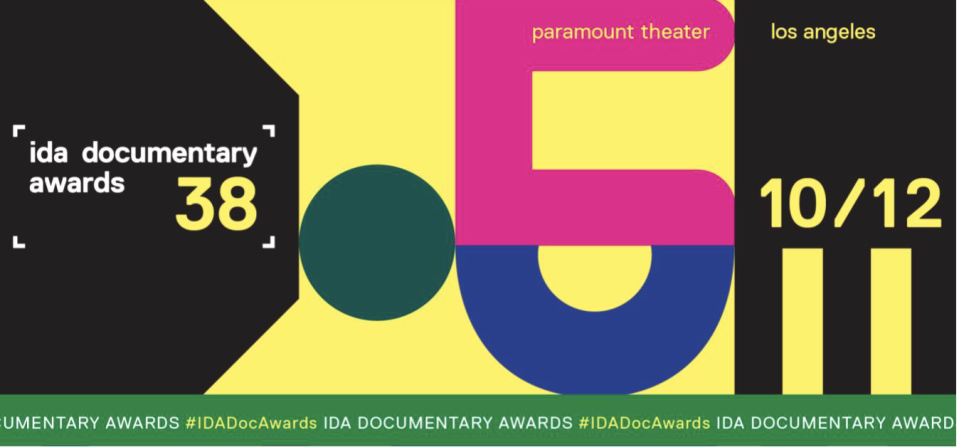 38th IDA Documentary Awards graphic