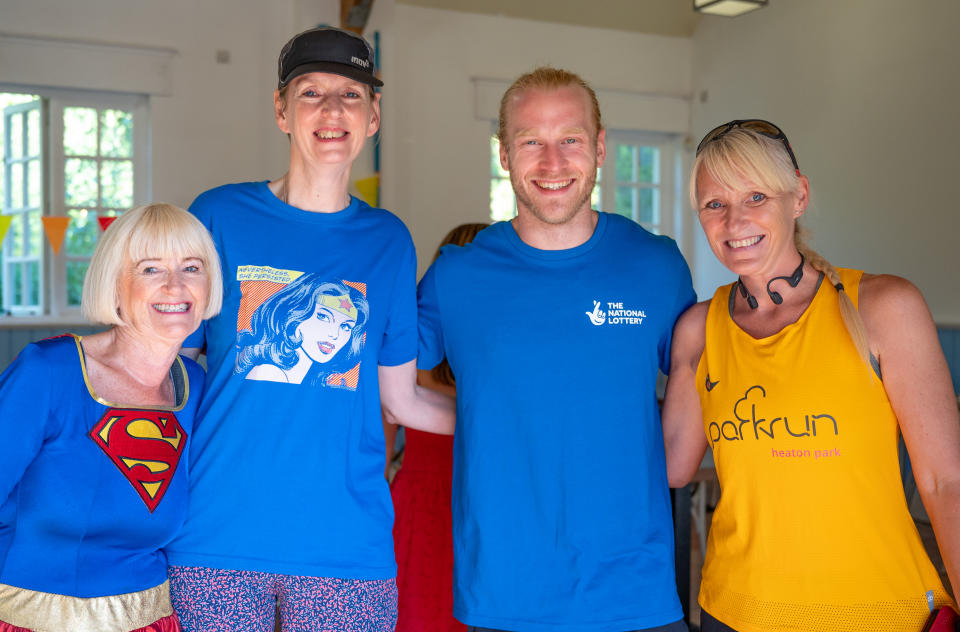 Paralympic sprint champion Jonnie Peacock paid tribute to Heaton Park’s parkrun attendees as he witnessed how National Lottery funding is helping the country get active after the success of the Commonwealth Games in Birmingham.