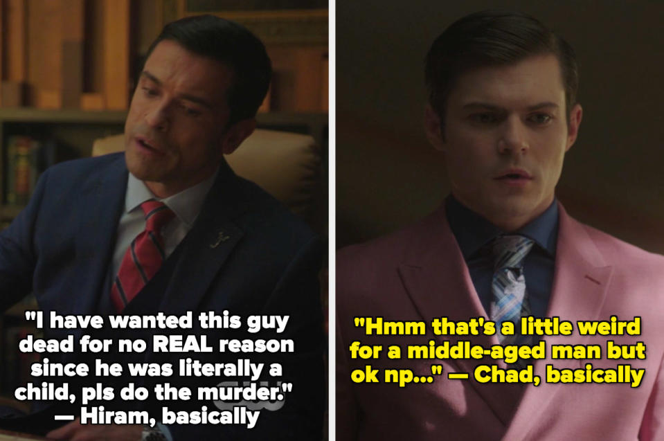 Hiram and Chad talk about killing Archie Andrews