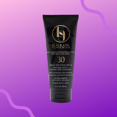 Black Girl Sunscreen moisturizing sunscreen lotion SPF 30