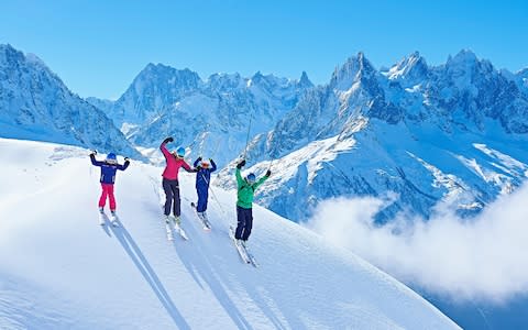 family skiing - Credit: jakob helbig