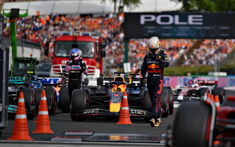 Max Verstappen endures a frustrating qualifying in Hungary - GETTY IMAGES