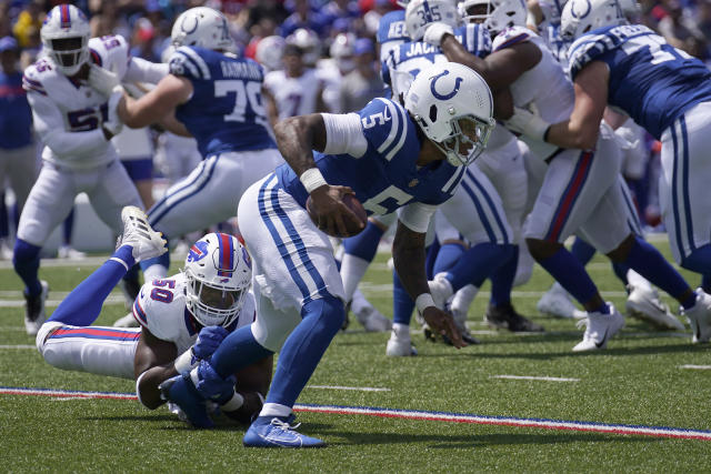 Colts rookie QB and UF alum struggles; Bills safety Hamlin returns