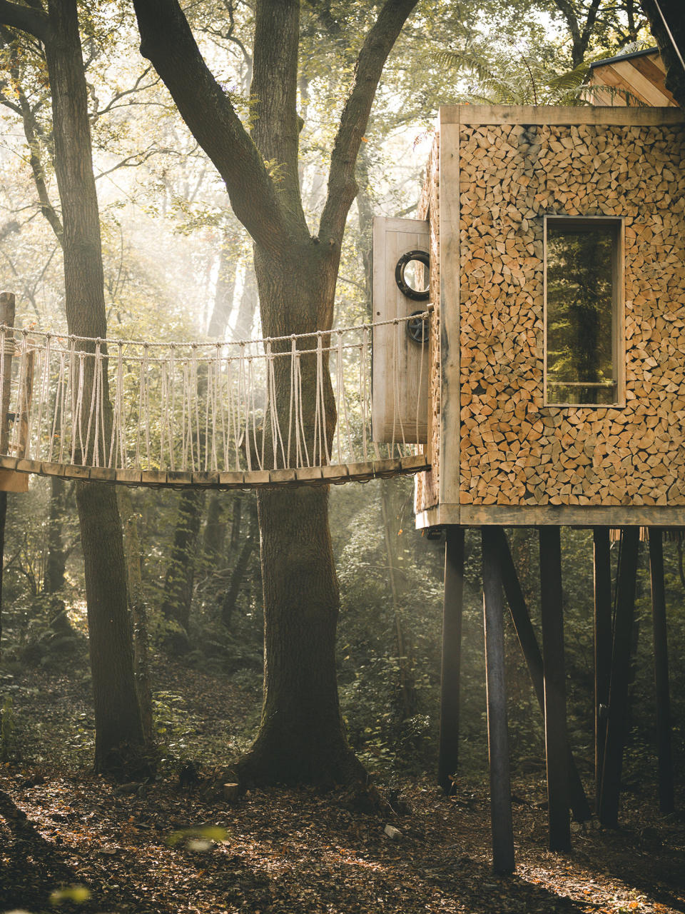 It costs almost £1,400 to stay in the treehouse for a weekend (RIBA/SWNS)