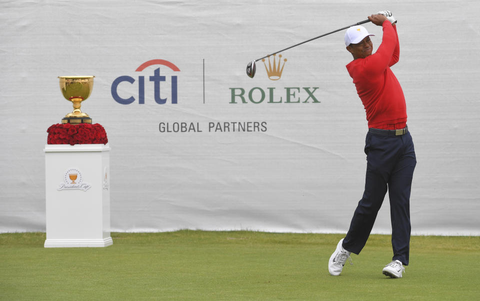 Tiger Woods came through for his team. (Stan Badz/PGA TOUR via Getty Images)
