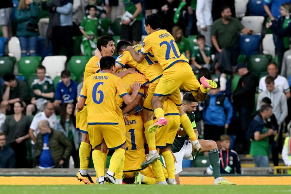Kazakhstan are already in a record-breaking campaign but have the best chance of reaching Euro 2024 (Getty Images)