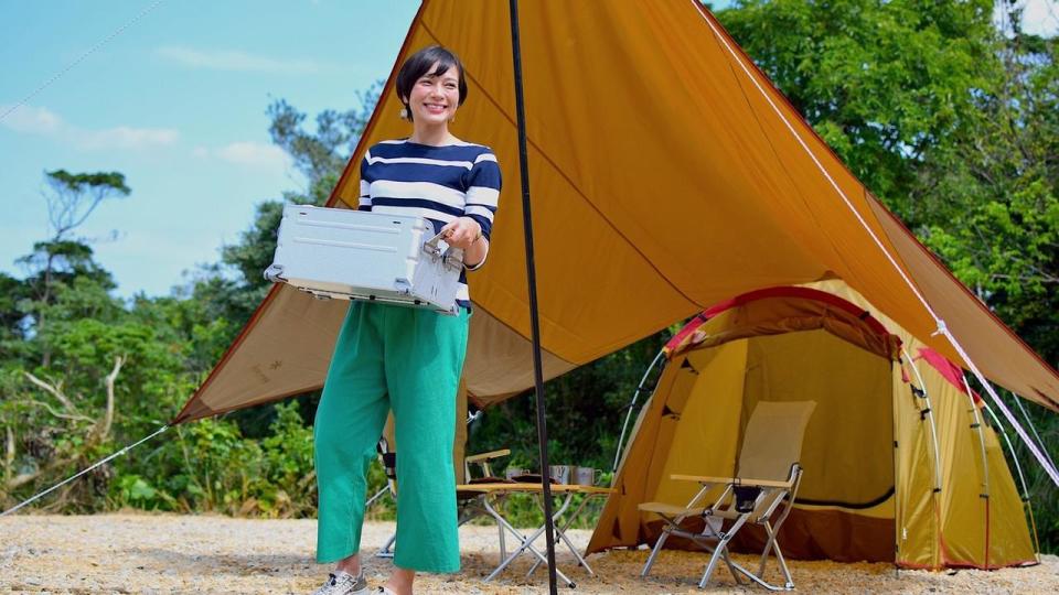 日本人喜歡行山，近年十分多人突然愛上自己露營。 （圖：Okinawa Snow Camp Site）  