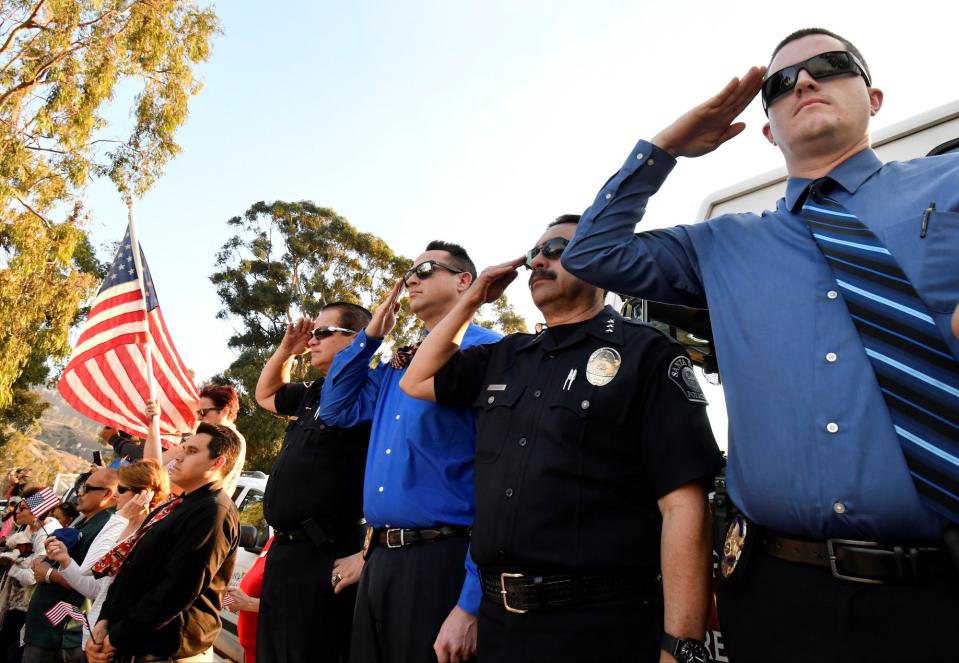 california firefighter funeral