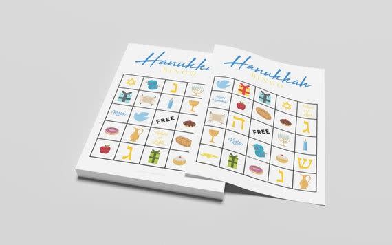 13) Hanukkah Bingo