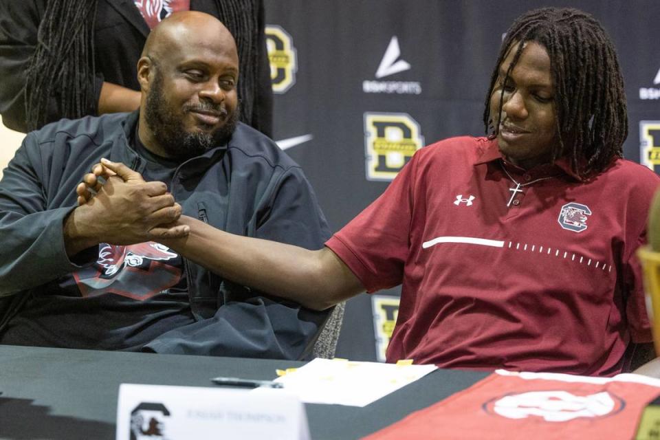 Dillon High School’s Josiah Thompson is a South Carolina football signee for the 2024 class.