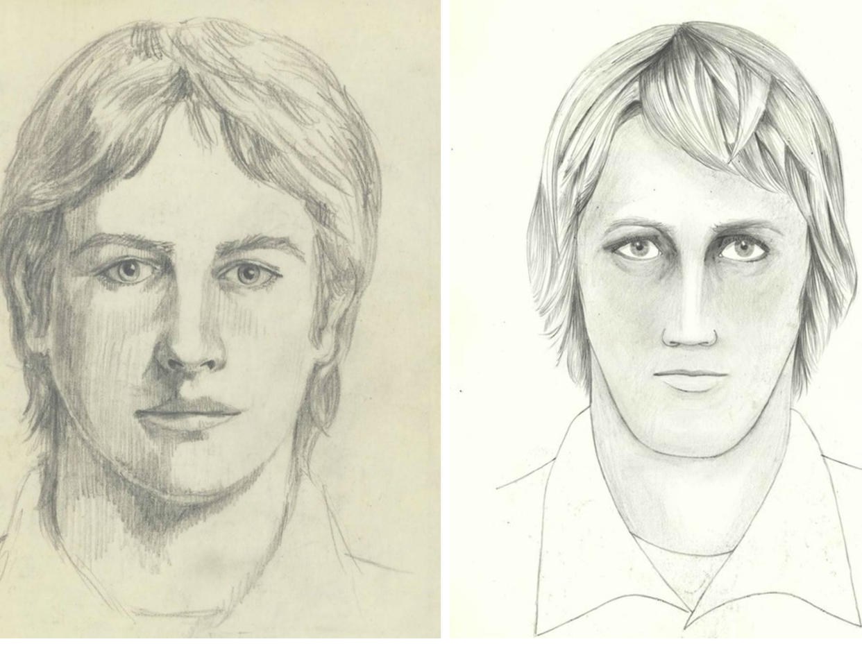 A combination image shows FBI sketches of the East Area Rapist: FBI/Handout via REUTERS