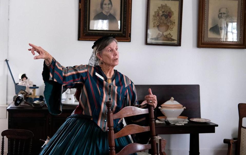 The United Daughters of the Confederacy hosts tours of Gamble Plantation at its annual Spring Open House, held in partnership with Florida State Parks.