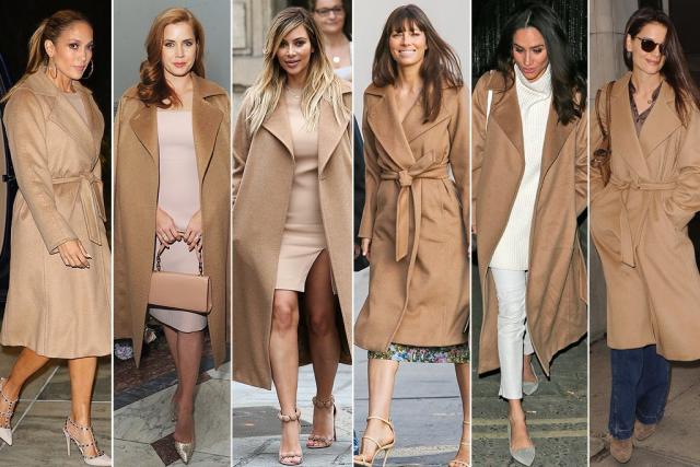 Make way: Jennifer Lopez steps out in glamorous caramel coat and