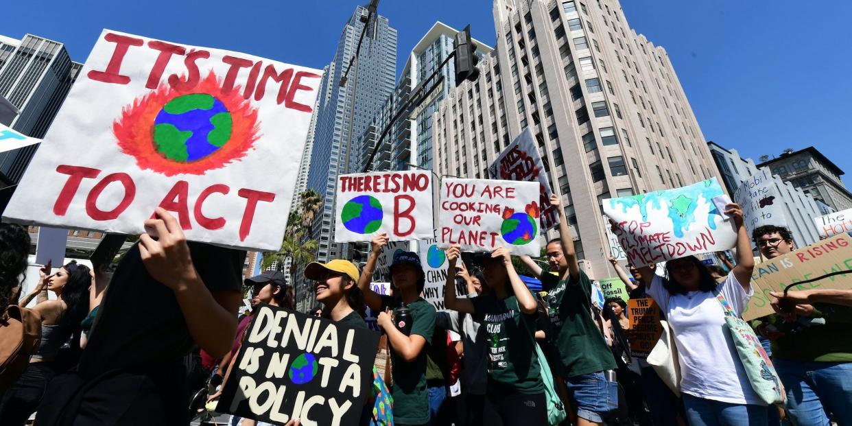 climate change protest