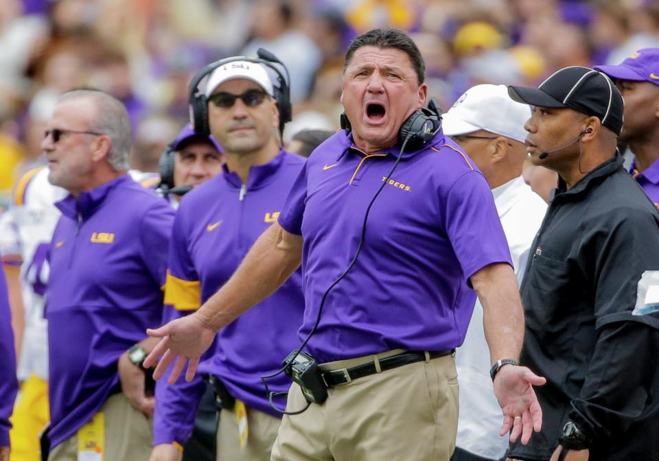 Ed Orgeron led LSU to a national championship in 2019.