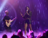 Amber Holcomb performs Heart's "What About Love" on the Wednesday, April 3 episode of "American Idol."