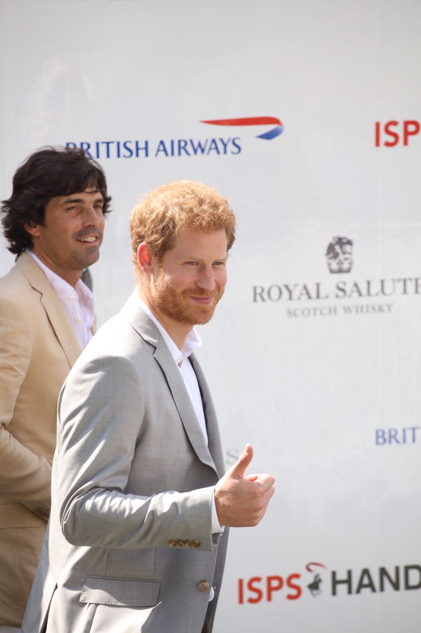 Prince Harry at the Singapore Polo Club