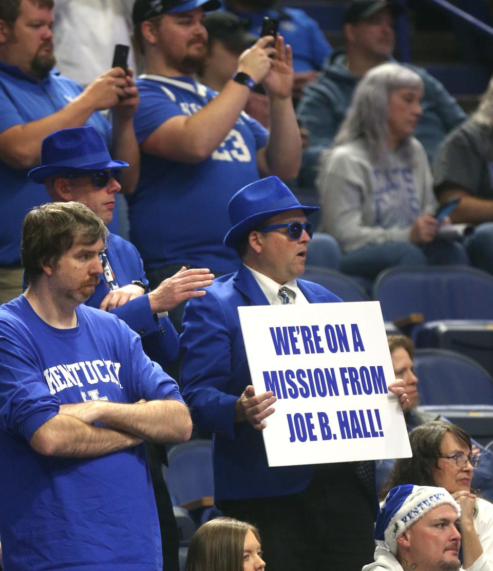 Kentucky’s fans cheered on the team during Big Blue Madness.Oct. 14, 2022