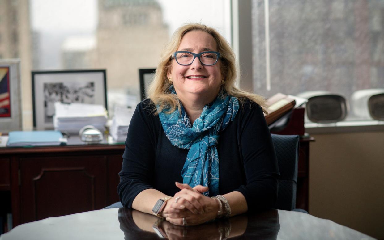 Chief Justice Debra Todd, an Ellwood City native, was a first-generation college student whose parents insisted she pursue higher education. Jan. 9, 2024, Pittsburgh, Pennsylvania.