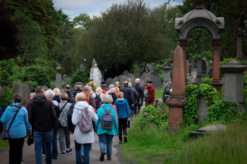 The guided walk around Nottingham's General Cemetery
