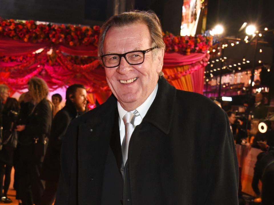 Tom Wilkinson attends The Royal Film Performance and World Premiere of "The Second Best Exotic Marigold Hotel" in February 2015.