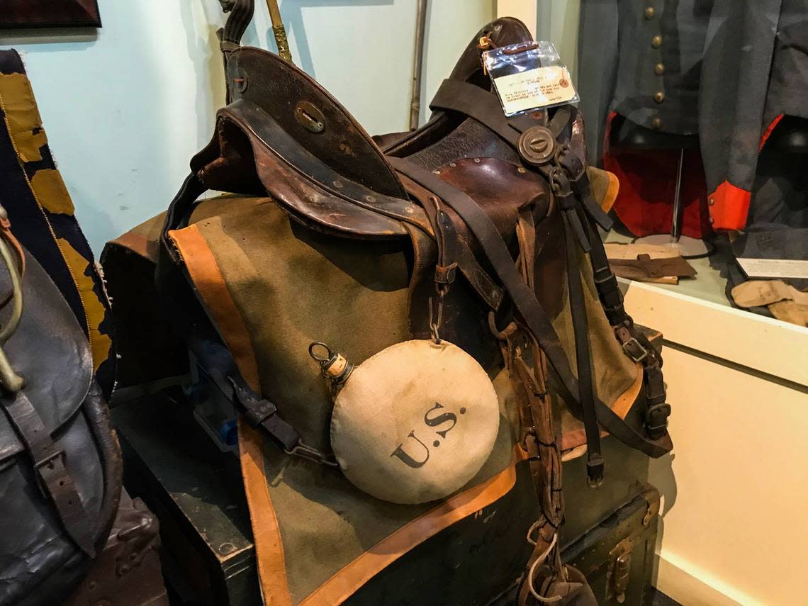One of the most fascinating items at Webb Military Museum in Savannah is a U.S. cavalry saddle found on the Little Bighorn Battlefield shortly following the famous “Custer’s Last Stand” in 1876. In remarkable condition, the saddle seems to bring history to life.