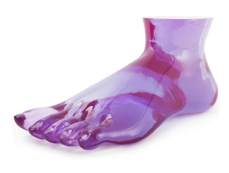 The Purely Decorative 12-Inch-Tall Fuchsia Foot