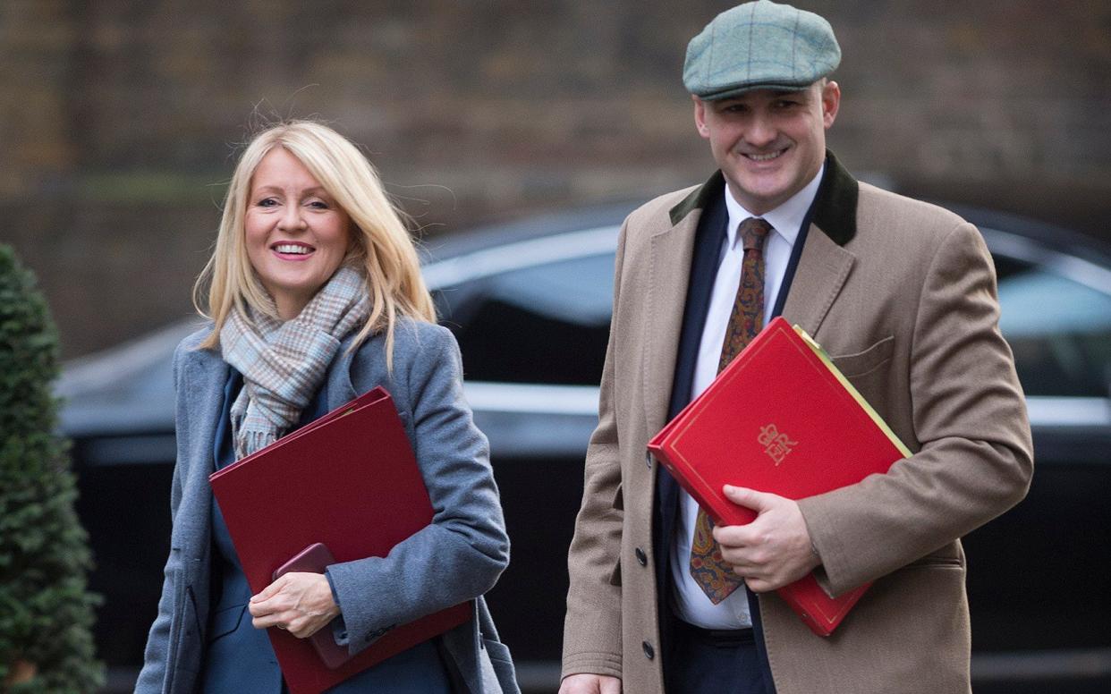 Esther McVey, who also signed the letter, and Jake Berry are said to be angry with Team Boris - Eddie Mulholland