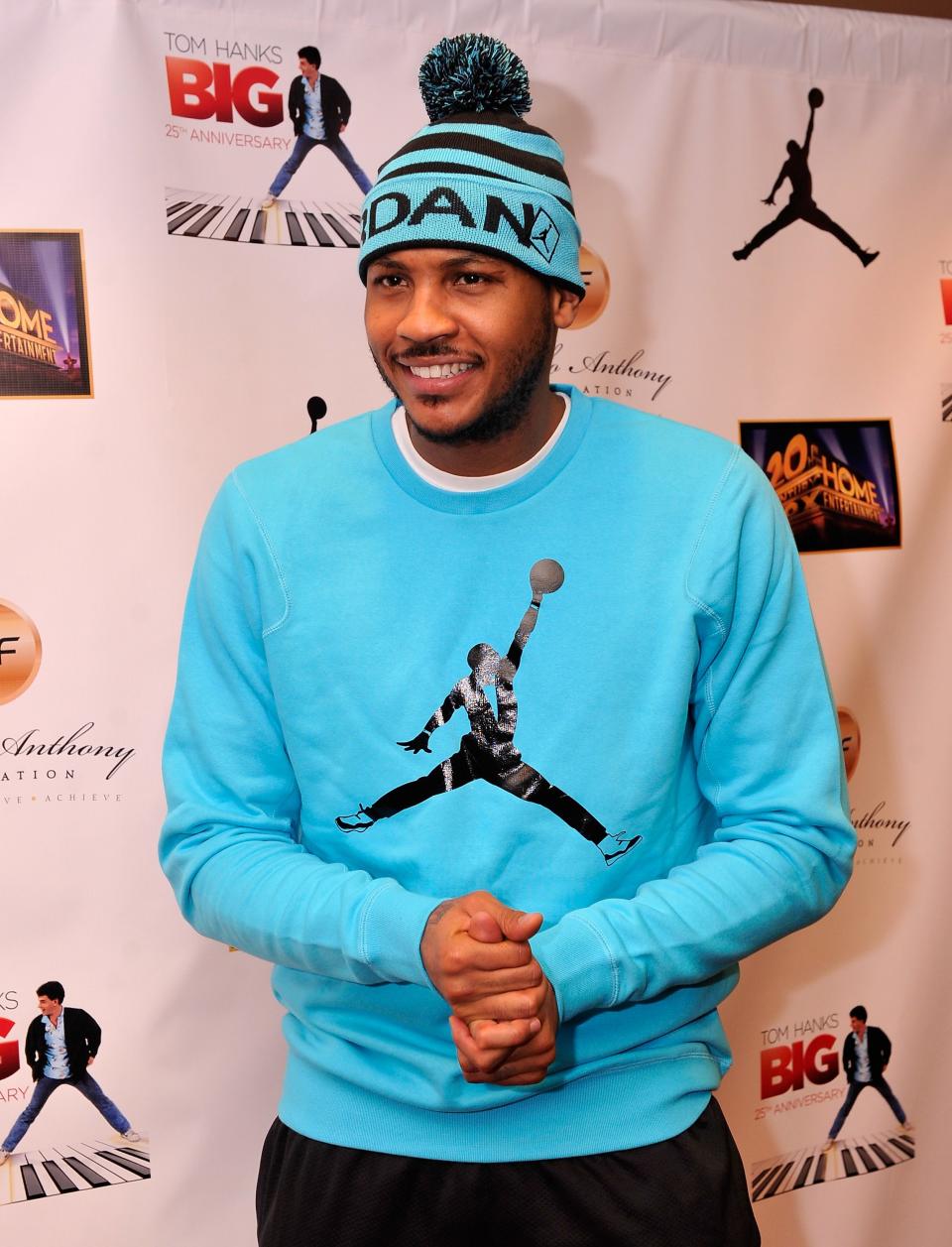 Carmelo Anthony in New York, December 20, 2013.