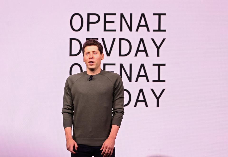 Sam Altman at OpenAI's developer day