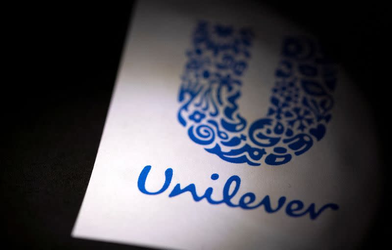 FILE PHOTO: Illustration of Unilever logo