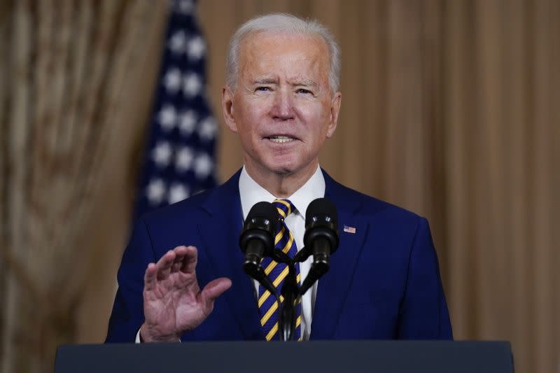 ▲美國總統拜登（Joe Biden）正式簽署德州進入重大災難狀態（major disaster）聲明，美國聯邦緊急事務管理署（FEMA）宣布將挪聯邦資金投入德州救災行列。（圖／美聯社／達志影像）