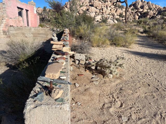 I hiked to an abandoned mining mill in the California desert that