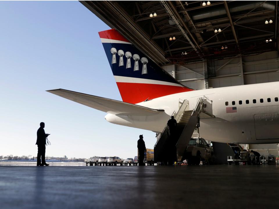 New England Patriot Boeing 767