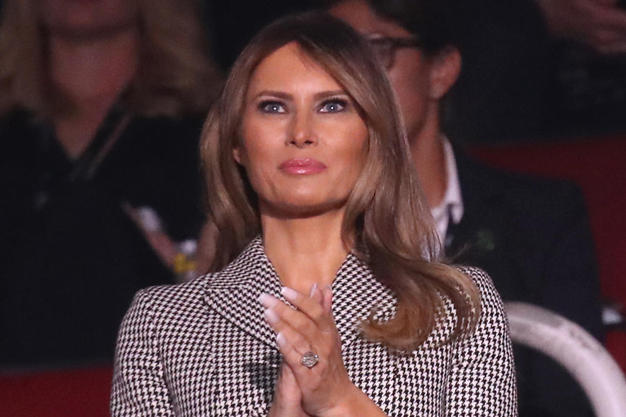 First lady Melania Trump called a librarian who rejected her gift of Dr. Seuss books “divisive.” (Photo: Getty Images)