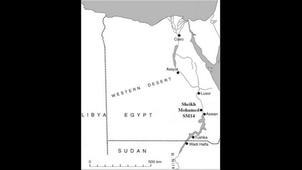 The tombs were found at site Sheikh Mohammed, near the city of Aswan in southern Egypt.