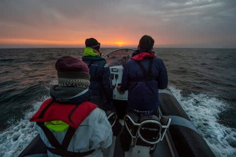 Channel Rescue volunteers head into the Channel (Danny Burrows)