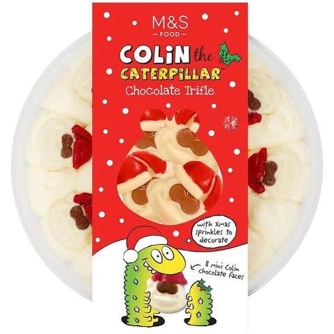 2) Colin The Caterpillar Chocolate Trifle