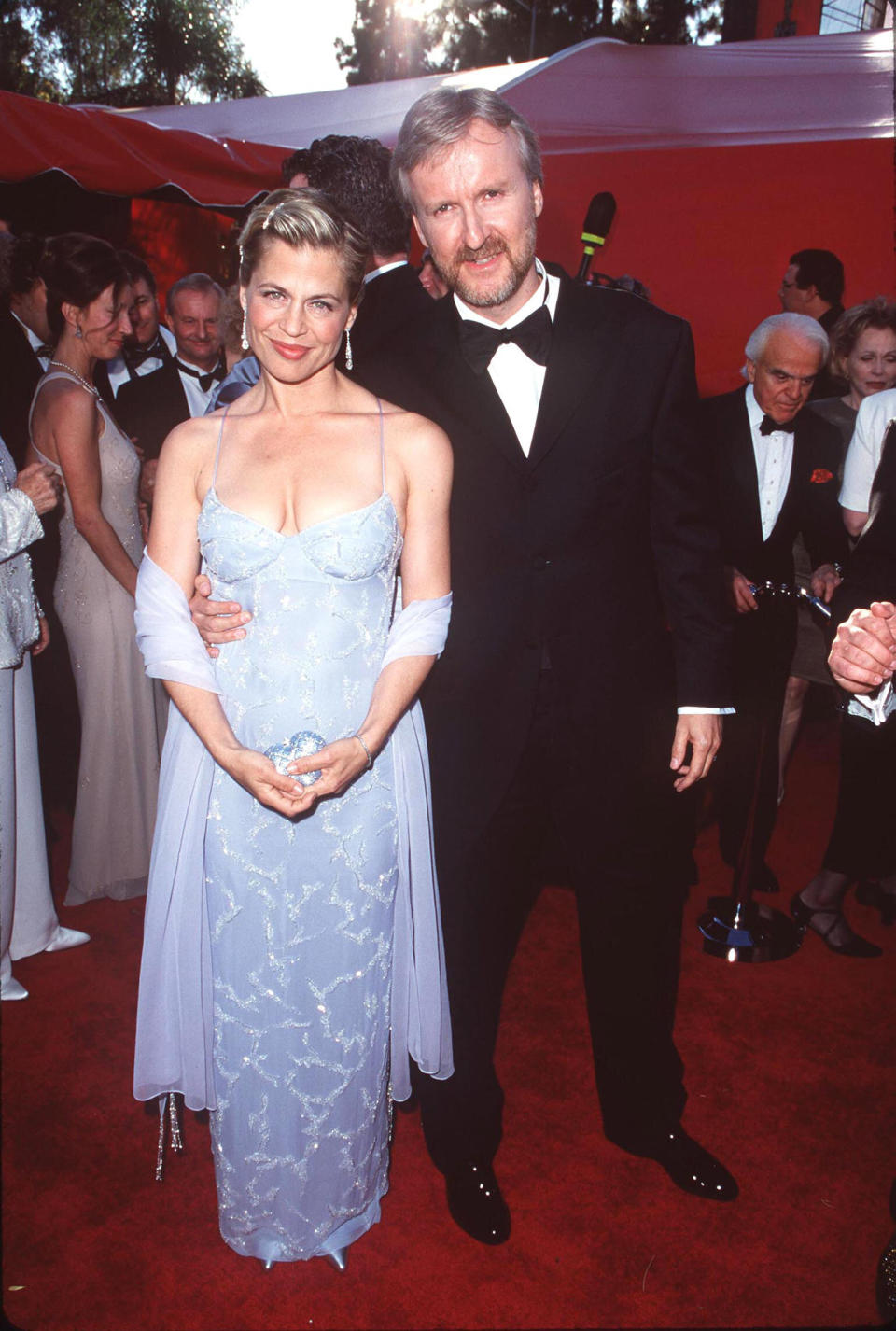 James Cameron and Linda Hamilton attend The 70th Annual Academy Awards together. (Photo: SGranitz via Getty Images)