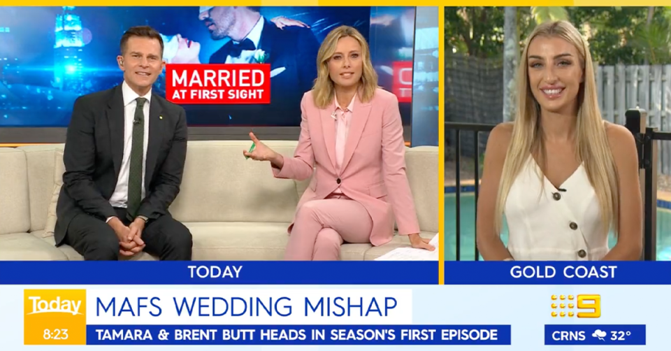 MAFS bride Tamara Djordjevic on Today.