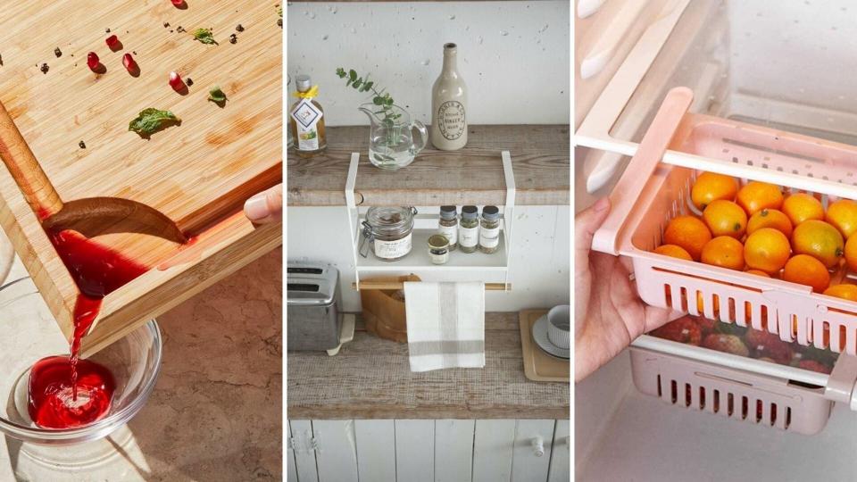 These damn-near brilliant kitchen hacks will make you love your kitchen just a little bit more. (HuffPost Finds)