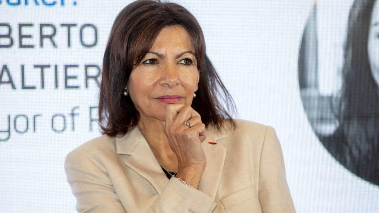 Mayor of Paris Anne Hidalgo attends the 