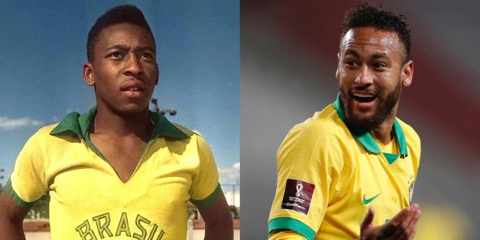 Pele, Neymar.