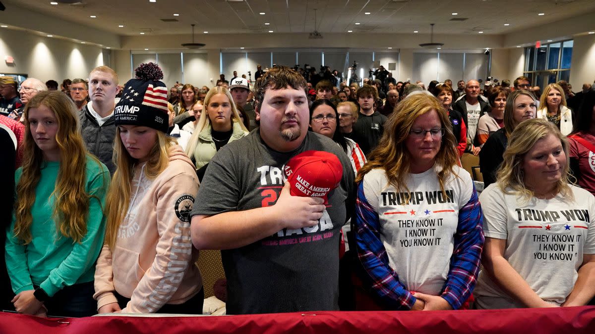 A rumor said that half of the vote at the 2024 Republican Iowa caucuses was cast against former US President Donald Trump. 