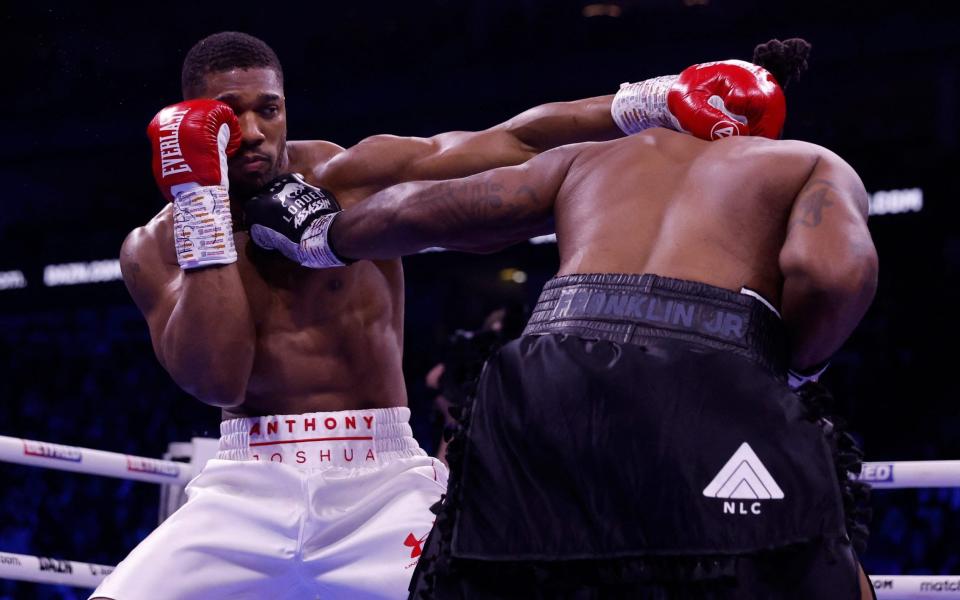 Anthony Joshua wins but says he should have knocked out Jermaine Franklin - ANDREW COULDRIDGE