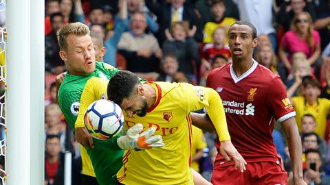 Mignolet Britos Matip Liverpool Watford