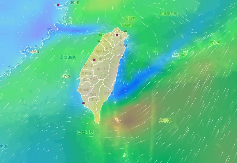 周五將有鋒面影響，水氣將會再度增多。（圖／中央氣象局）