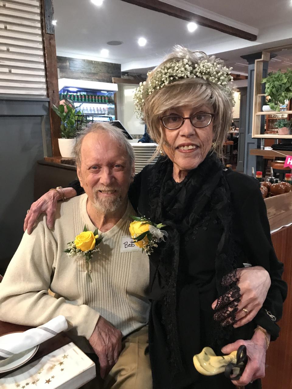 Bob with Saralee at her birthday party at Nonno Pizza Cucina & Bar.