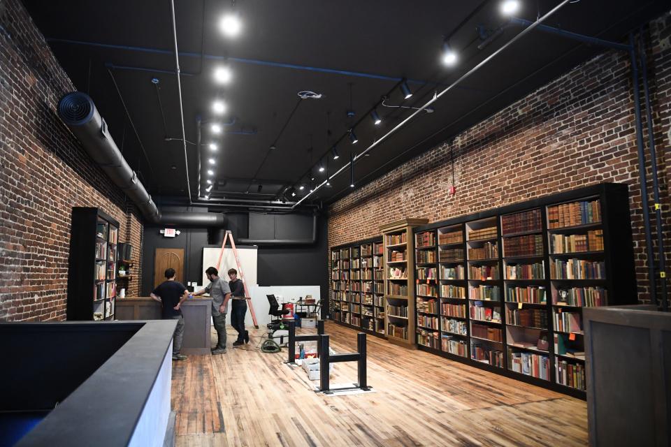 The first floor of Addison's at 126 S. Gay St. will include comfortable seating, a tea bar and plenty of old and rare books, at least one of which dates back to the late 1600s. The two-story space is roughly 2,800 square feet, and the bottom floor will house special collections.