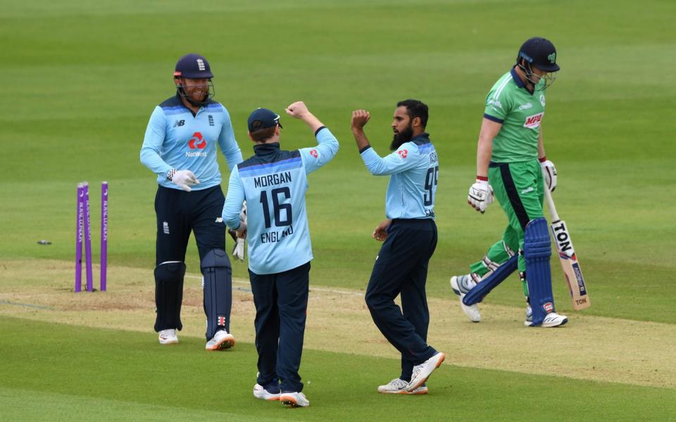 Adil Rashid starred with the ball for England - GETTY IMAGES